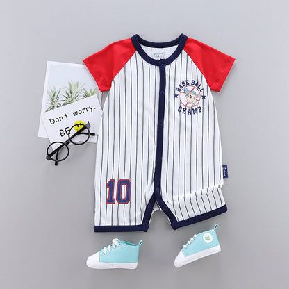 Summer Romper-Thin Combed Cotton Newborn One-piece