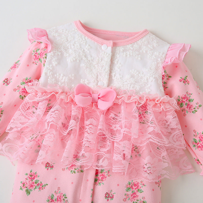 Baby Girl Flower Onesie