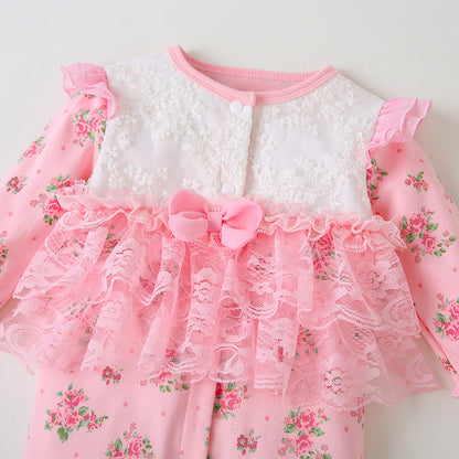 Baby Girl Flower Onesie