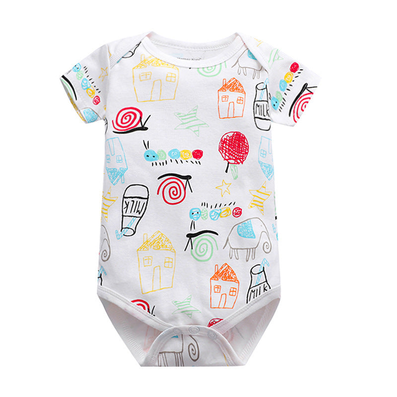 Summer Newborn Baby Triangle Onesies