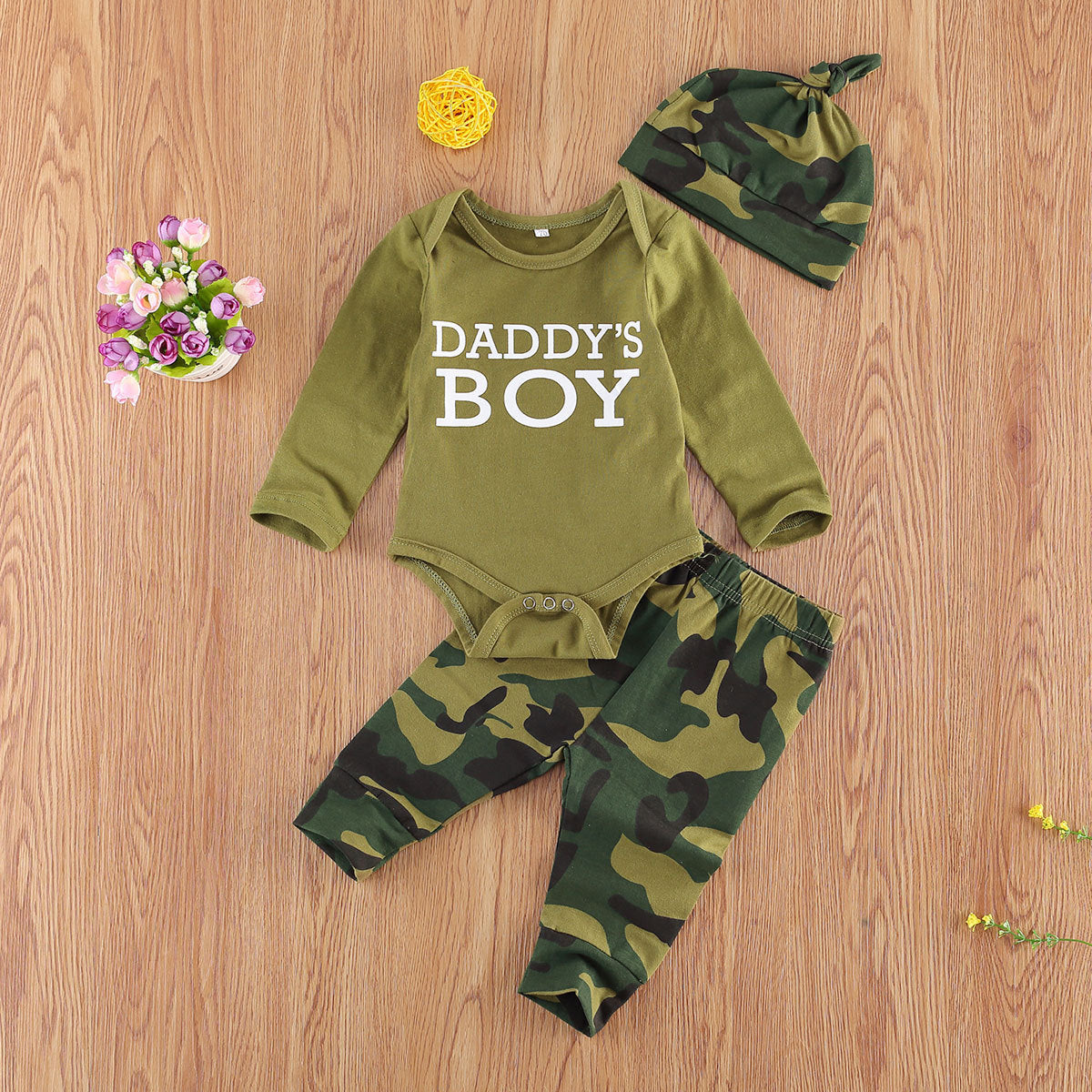 Camouflage Printed Children Set