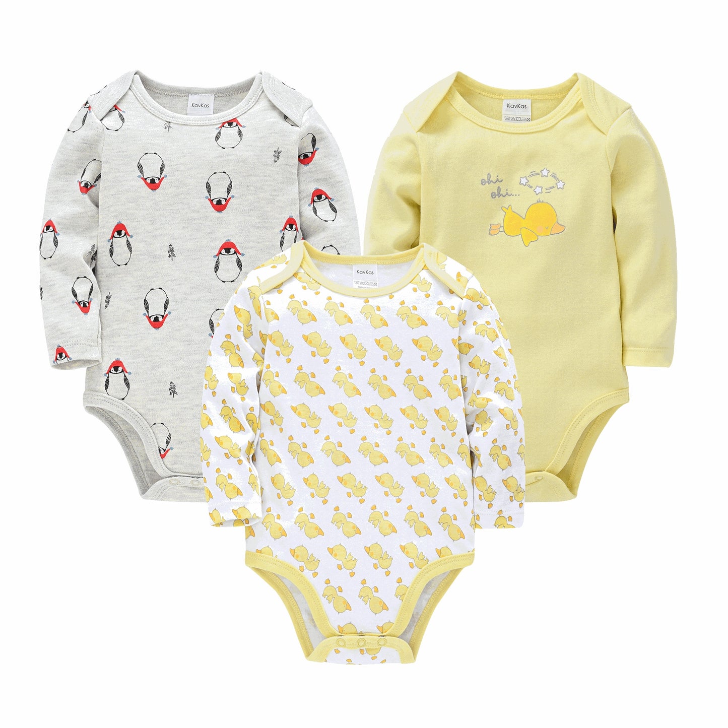 Three-Piece Romper Cartoon Baby One-Piece