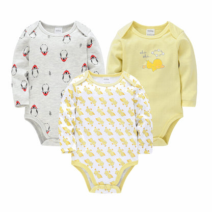 Three-Piece Romper Cartoon Baby One-Piece