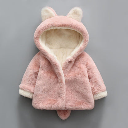 Winter Baby Girl's Plush Coat