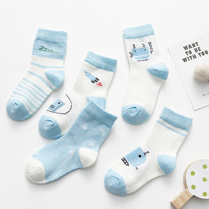 Cotton Breathable Boy and Girl Baby Socks