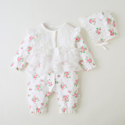 Baby Girl Flower Onesie