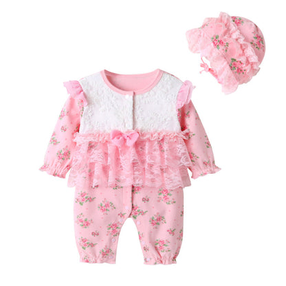 Baby Girl Flower Onesie