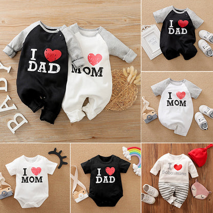 Love Parents Printed Baby Jumpsuit