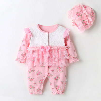 Baby Girl Flower Onesie