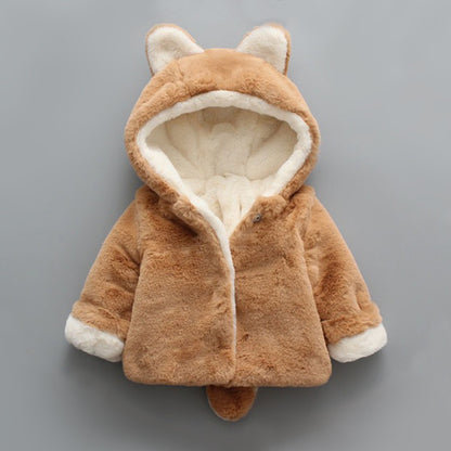 Winter Baby Girl's Plush Coat