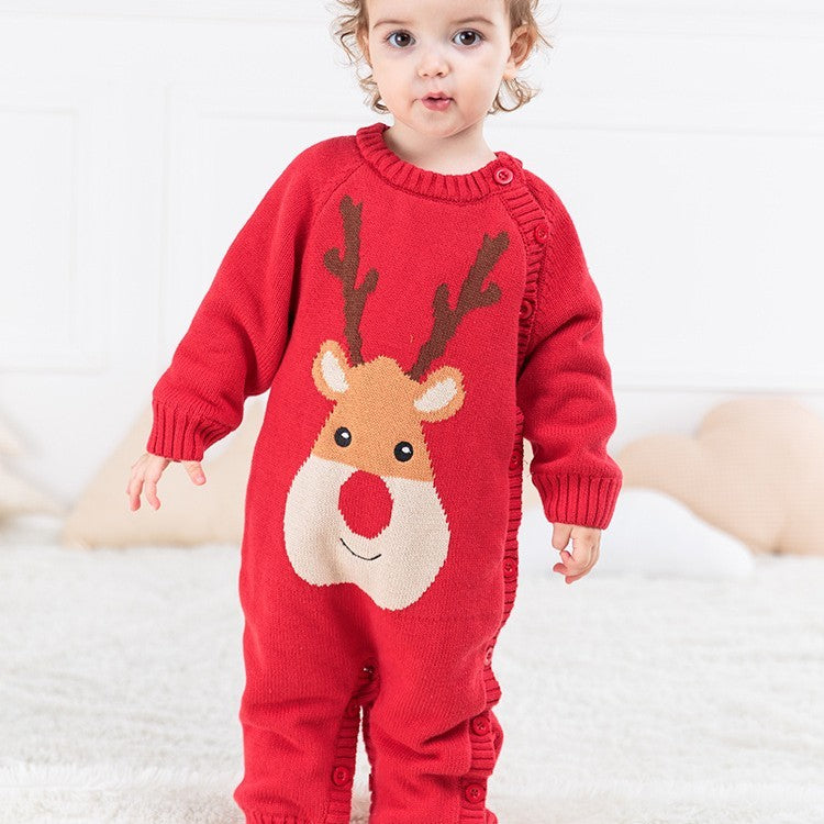 Xmas Newborn Baby Rompers