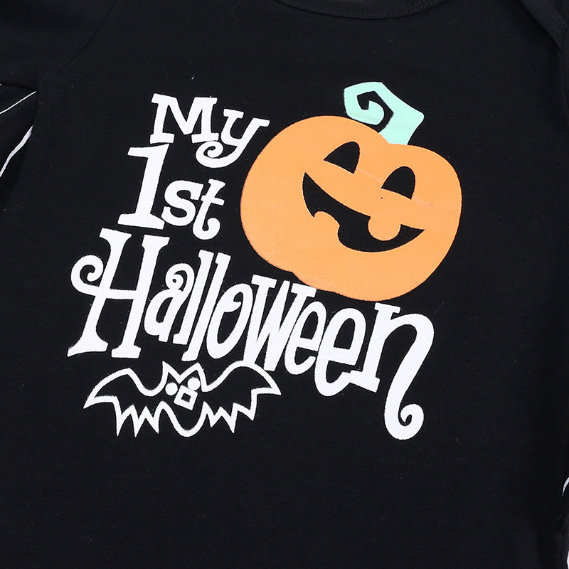 New Baby Halloween Long-sleeved Jumpsuit