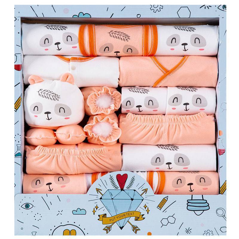 Children's Gift Box Spring And Autumn Suit Cotton Baby Clothes