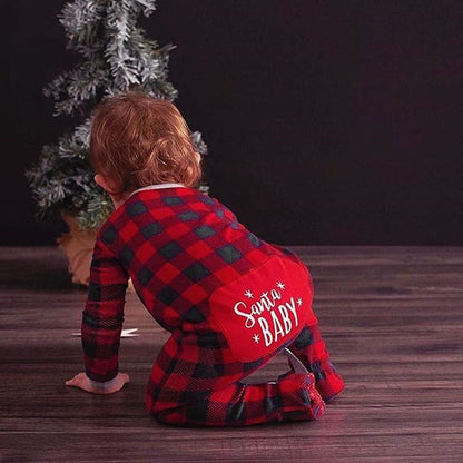 Infant Baby Boys Girls Christmas Santa Jumpsuit