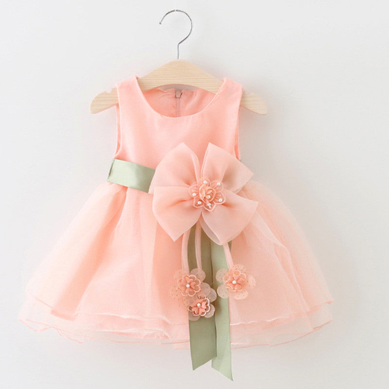 Foreign children new summer sleeveless dress baby girls