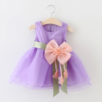 Foreign children new summer sleeveless dress baby girls