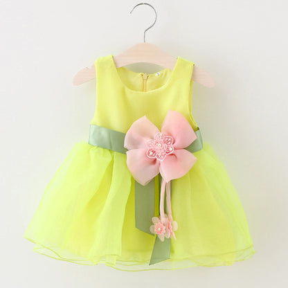 Foreign children new summer sleeveless dress baby girls