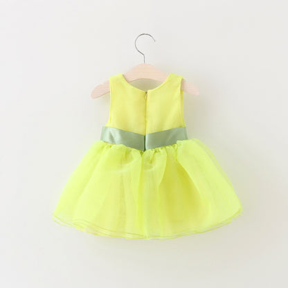 Foreign children new summer sleeveless dress baby girls