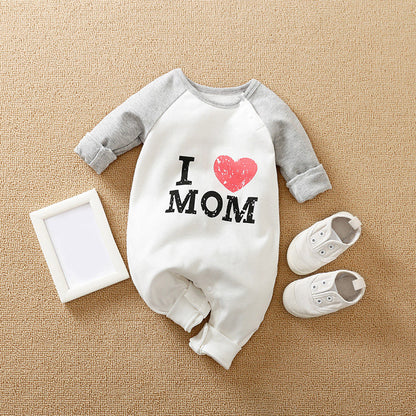 Love Parents Printed Baby Jumpsuit