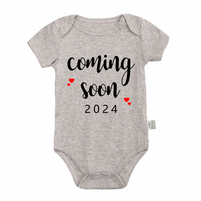 Announced Pregnancy 2024 Newborn Baby Onesie