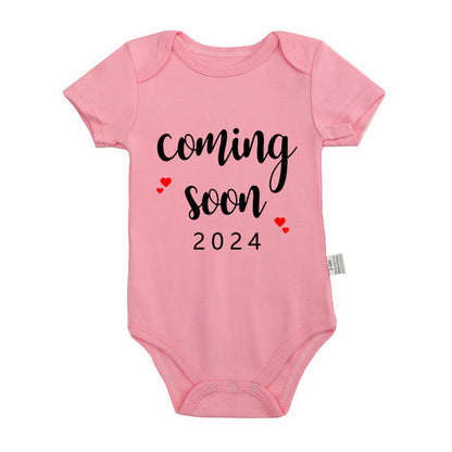 Announced Pregnancy 2024 Newborn Baby Onesie