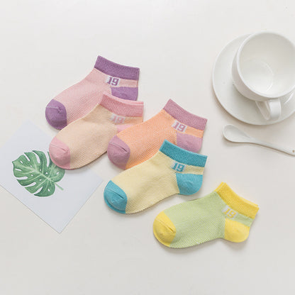 Cotton Breathable Boy and Girl Baby Socks