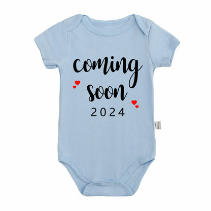 Announced Pregnancy 2024 Newborn Baby Onesie