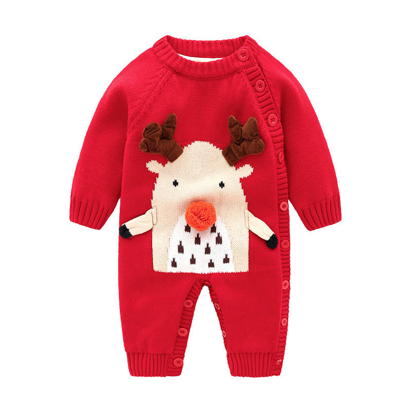 Xmas Newborn Baby Rompers