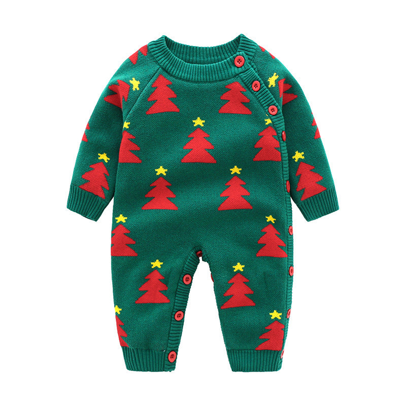 Xmas Newborn Baby Rompers