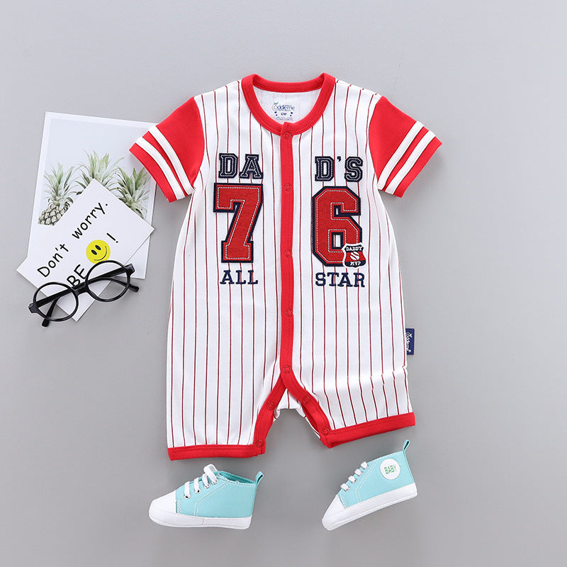 Summer Romper-Thin Combed Cotton Newborn One-piece