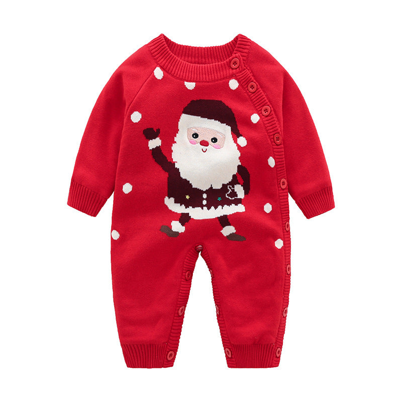 Xmas Newborn Baby Rompers