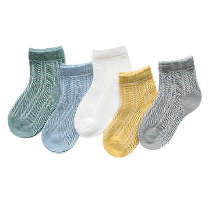 Cotton Breathable Boy and Girl Baby Socks