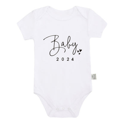 Announced Pregnancy 2024 Newborn Baby Onesie