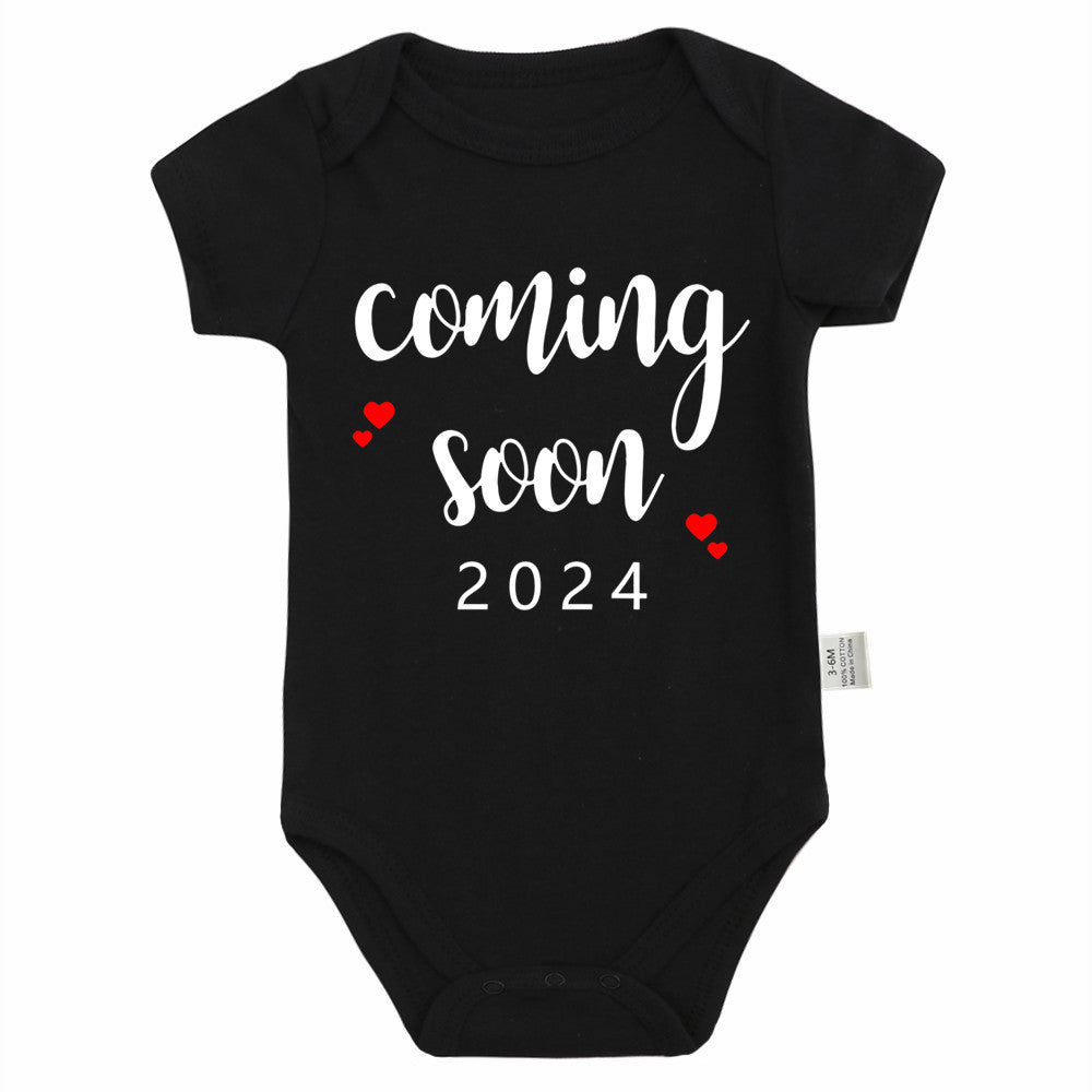 Announced Pregnancy 2024 Newborn Baby Onesie