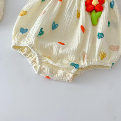 Summer New Baby Jumpsuit Sling Romper