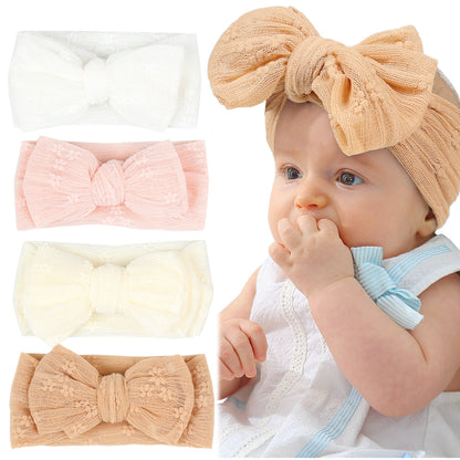 Baby Polyester Double Layer Bow Hair Band