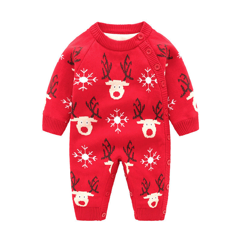 Xmas Newborn Baby Rompers