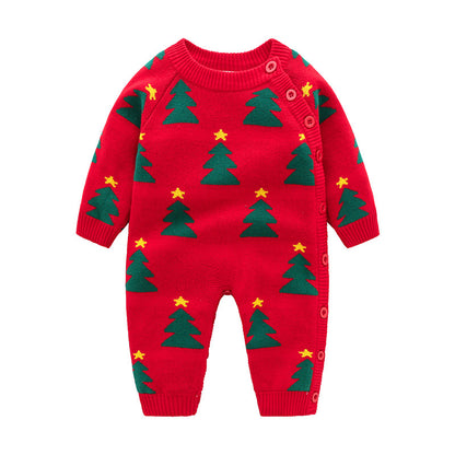 Xmas Newborn Baby Rompers