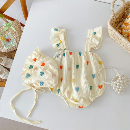 Summer New Baby Jumpsuit Sling Romper