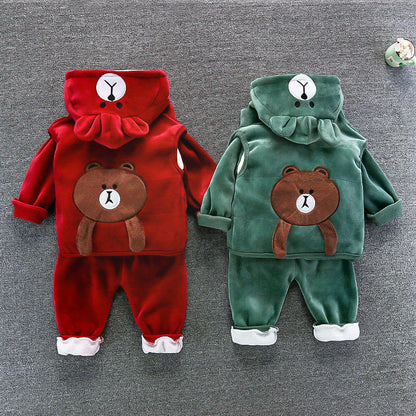 Three-piece Set Of Baby Clothes