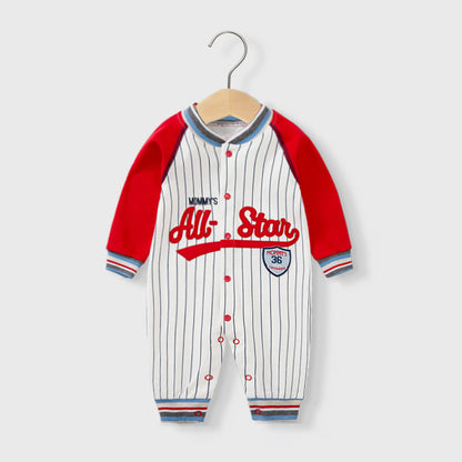 Baby Jumpsuits Long Sleeve Baseball