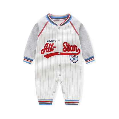 Baby Jumpsuits Long Sleeve Baseball