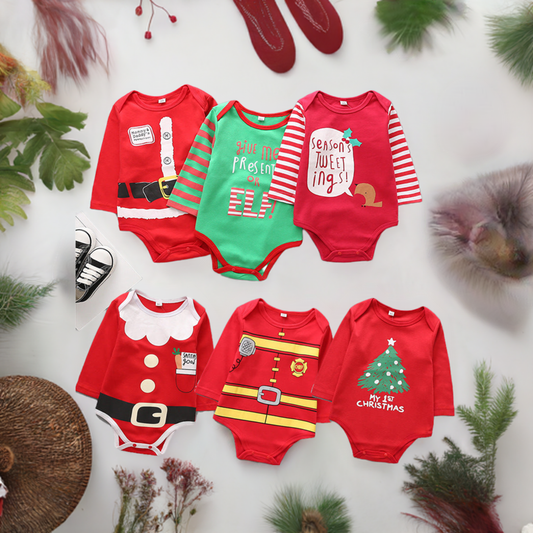 Baby Christmas Long Sleeve Jumpsuit